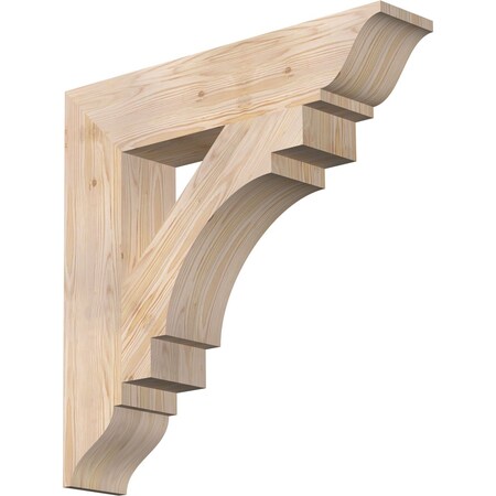 Merced Traditional Smooth Bracket, Douglas Fir, 5 1/2W X 28D X 28H